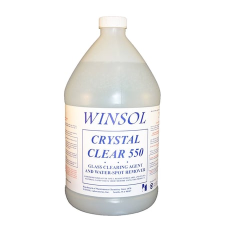 Crystal Clear 550 Glass Restorer  Gallon